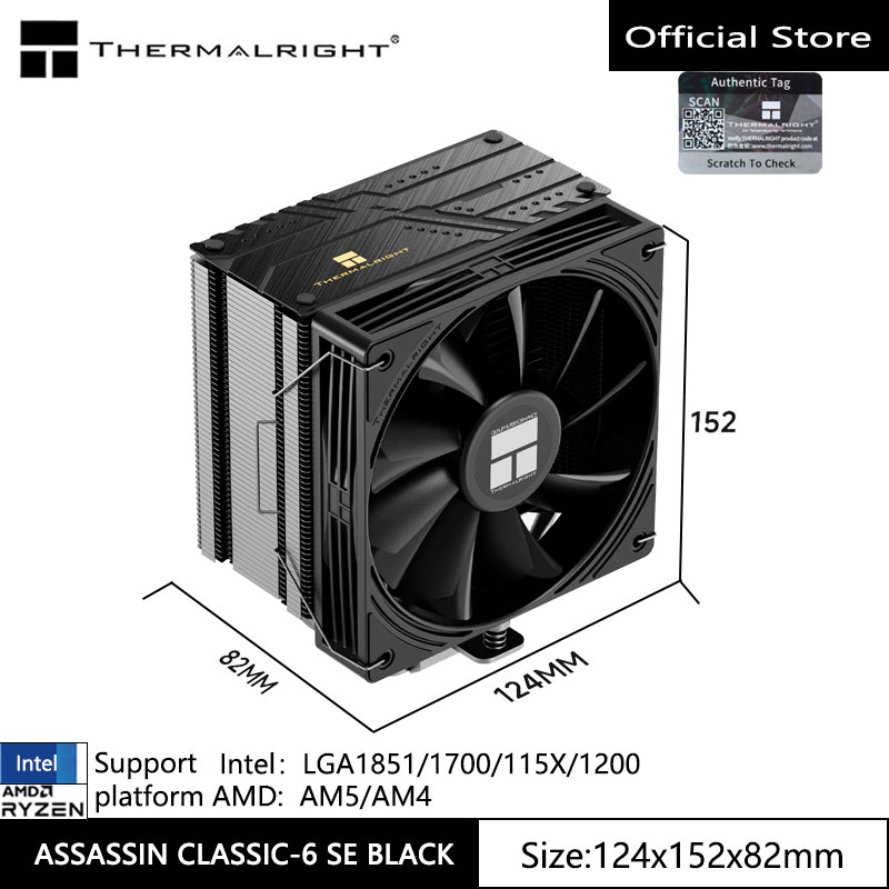 Cpu Heatsink - 써멀라이트 어쌔신 클래식-6 SE CPU 공랭식