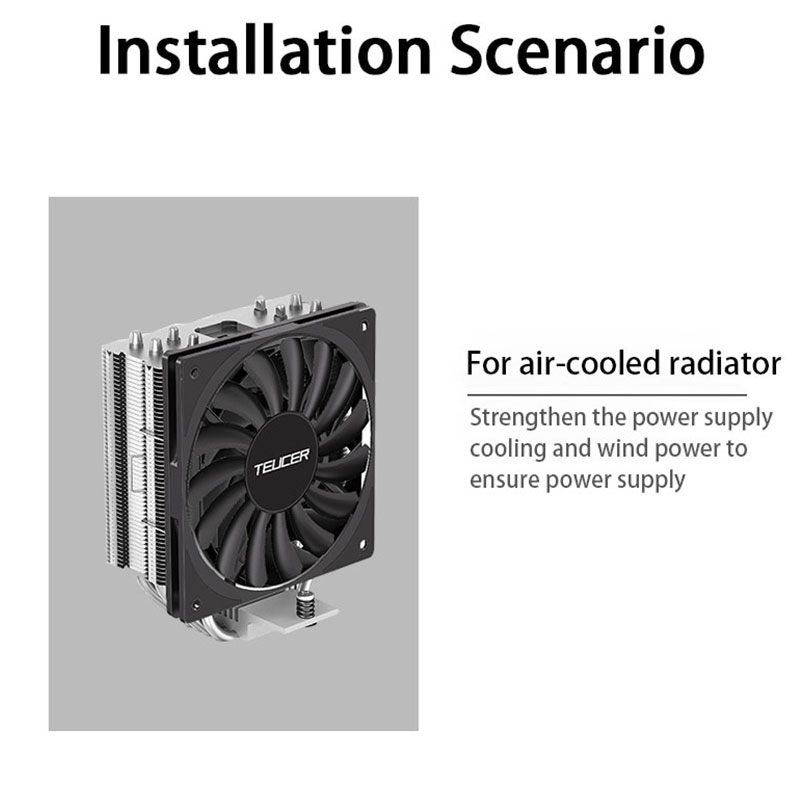TEUCER TE-12012 초박형 냉각 팬 120x1 - Gpu Cooler 리뷰 및 가격