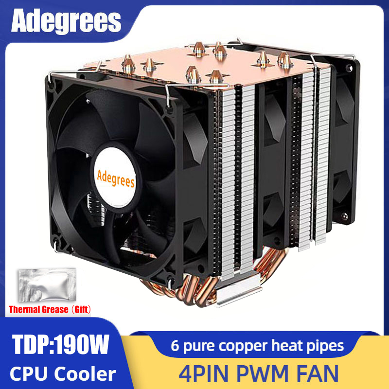 6 히트 파이프 CPU 쿨러 4Pin PWM PC In - Air Cooler Cpu 리뷰 및 가격