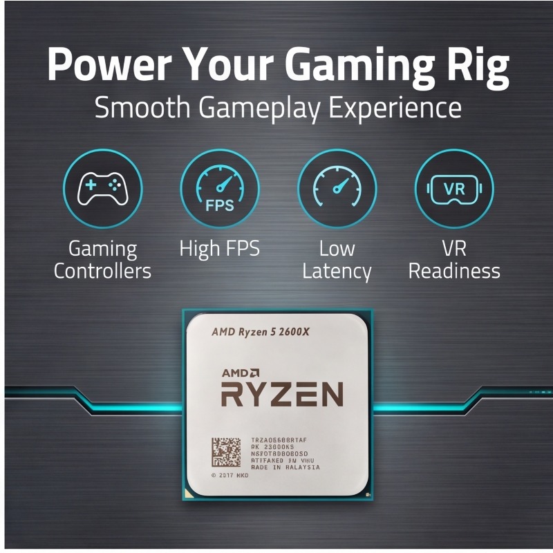 AM4 소켓 CPU 프로세서 R5 2600X 3.6GH - Cpu Cooler 리뷰 및 가격