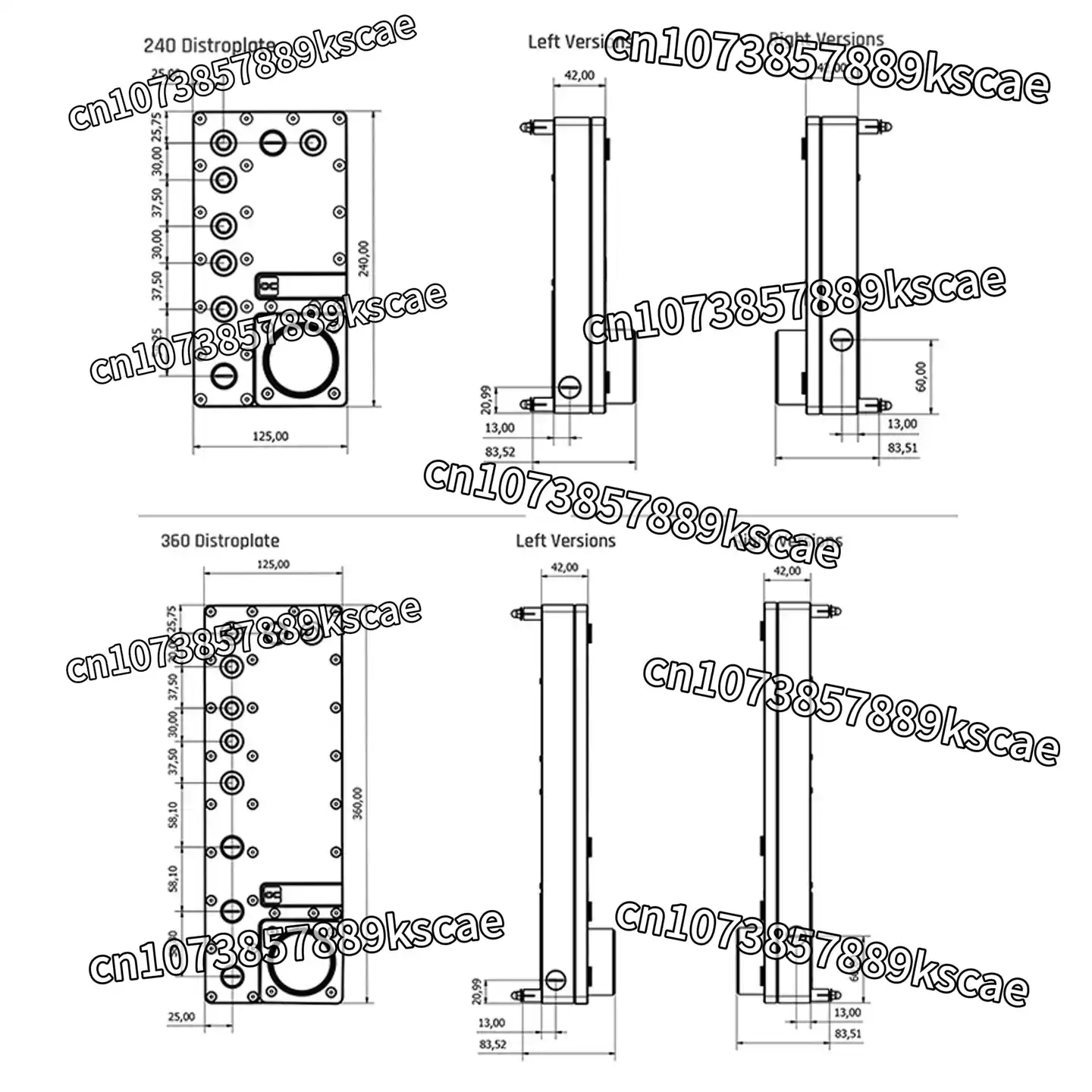 알파쿨 코어 디스트로 플레이트 240/360 좌/우 V - Integrated Pump Reservoir Distro Plate 리뷰 및 가격