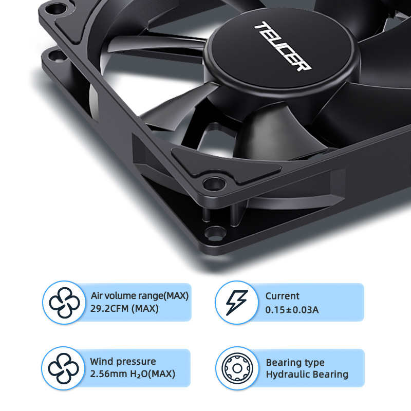 Teucer UT-8015 8CM 섀시 팬 슬림 15m - Gpu Cooler 리뷰 및 가격